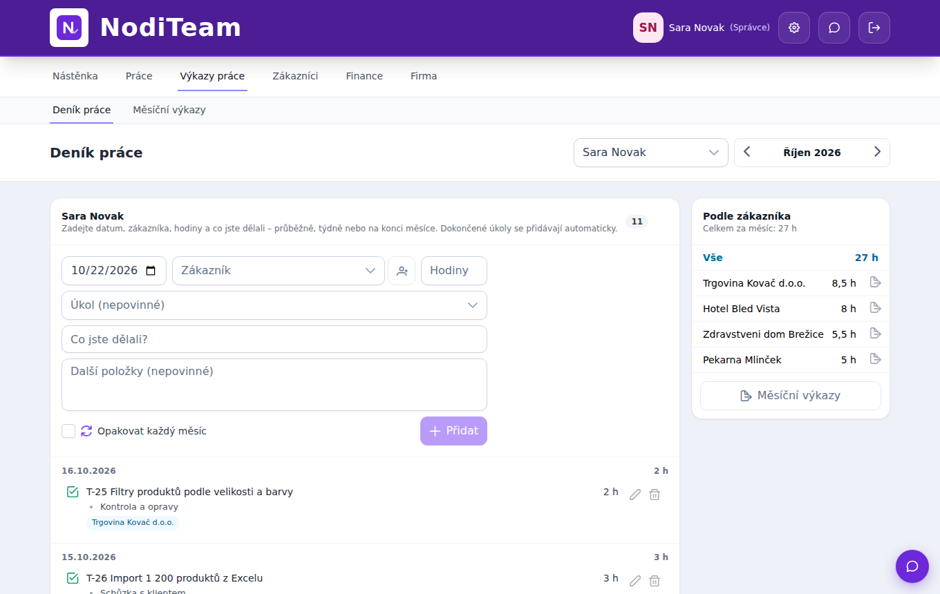 NodiTeam – log