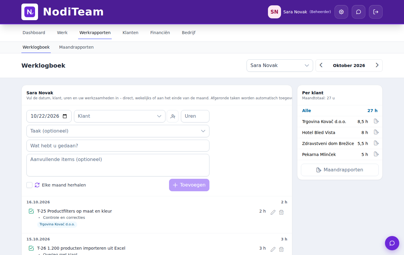 NodiTeam – log