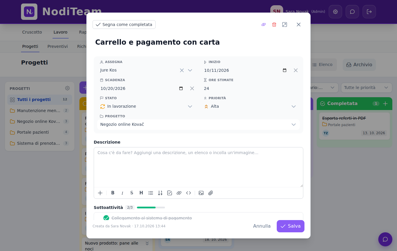NodiTeam – task