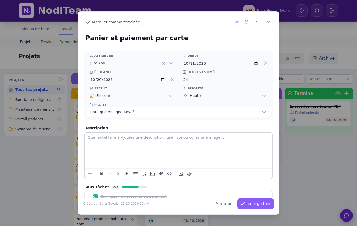 NodiTeam – task