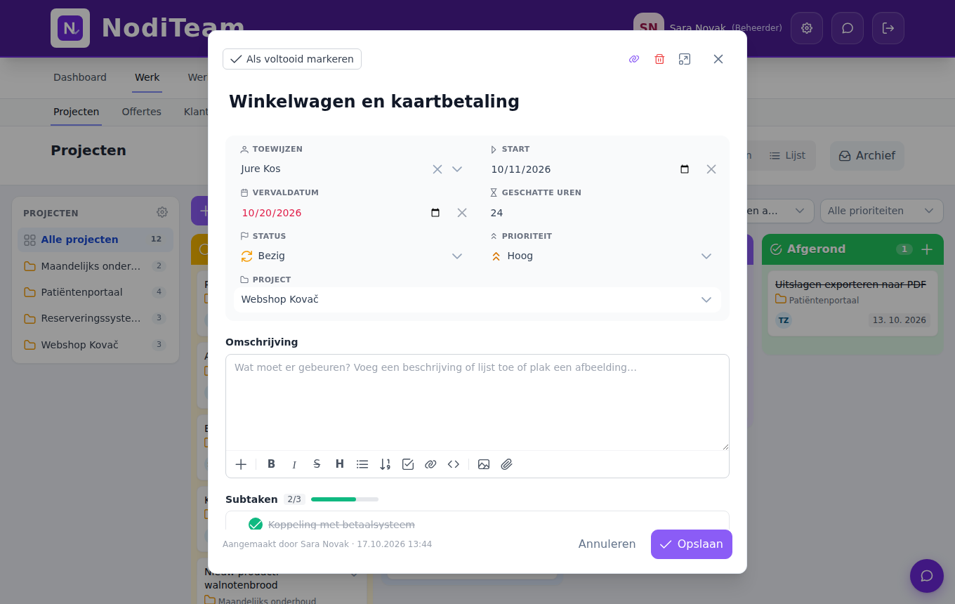 NodiTeam – task